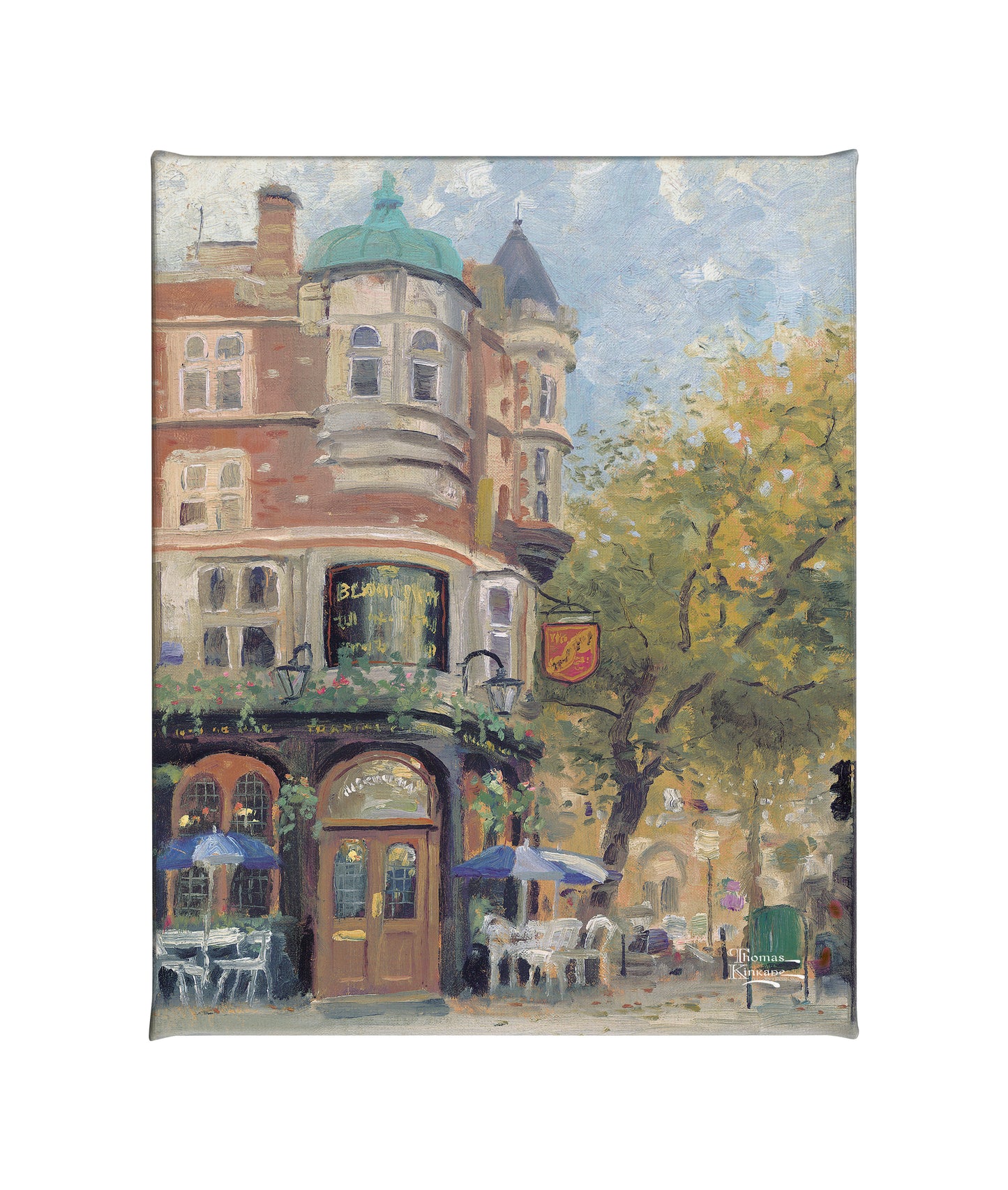 Bloomsbury Café - 8" x 10" Gallery Wrapped Canvas