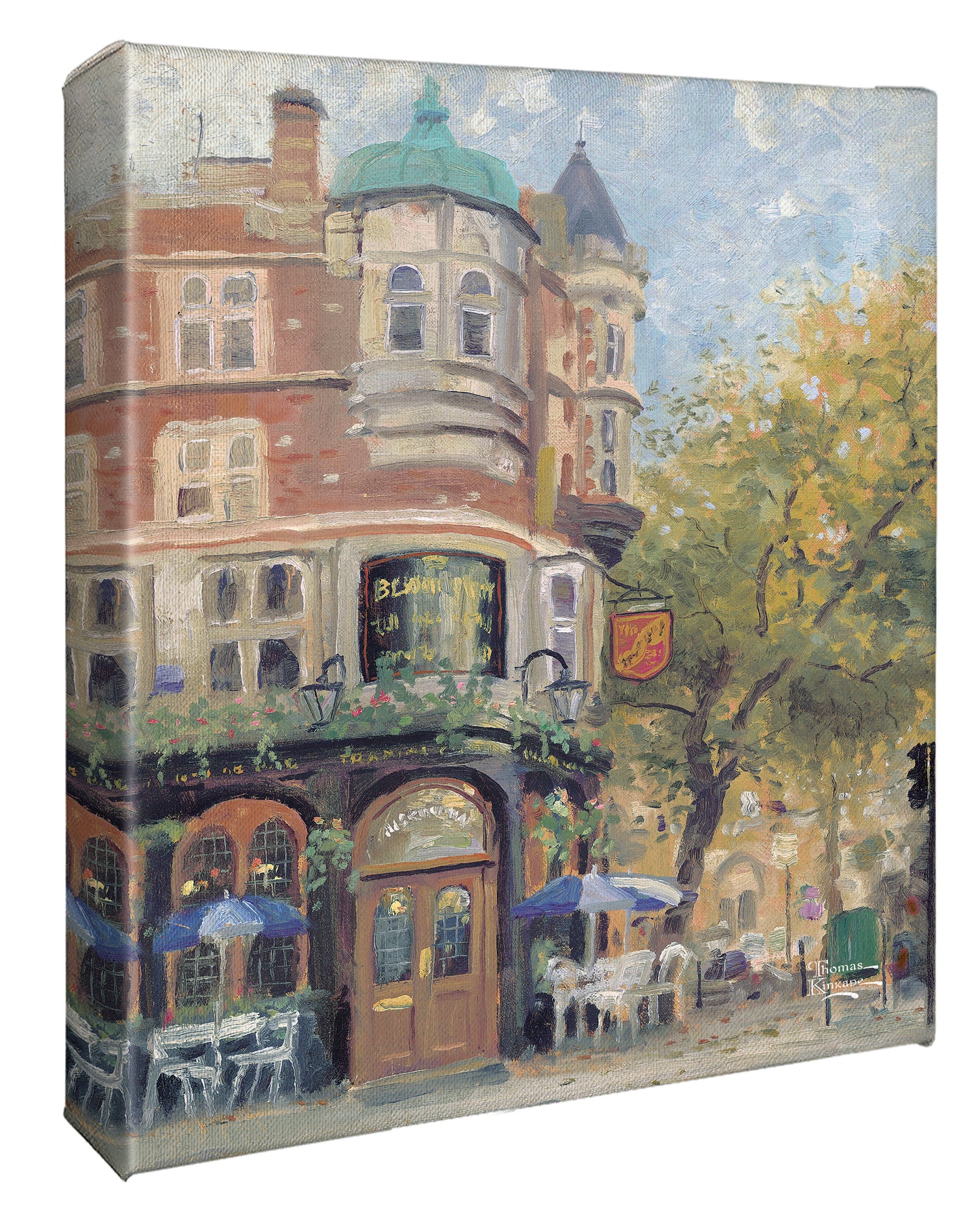 Bloomsbury Café - 8" x 10" Gallery Wrapped Canvas