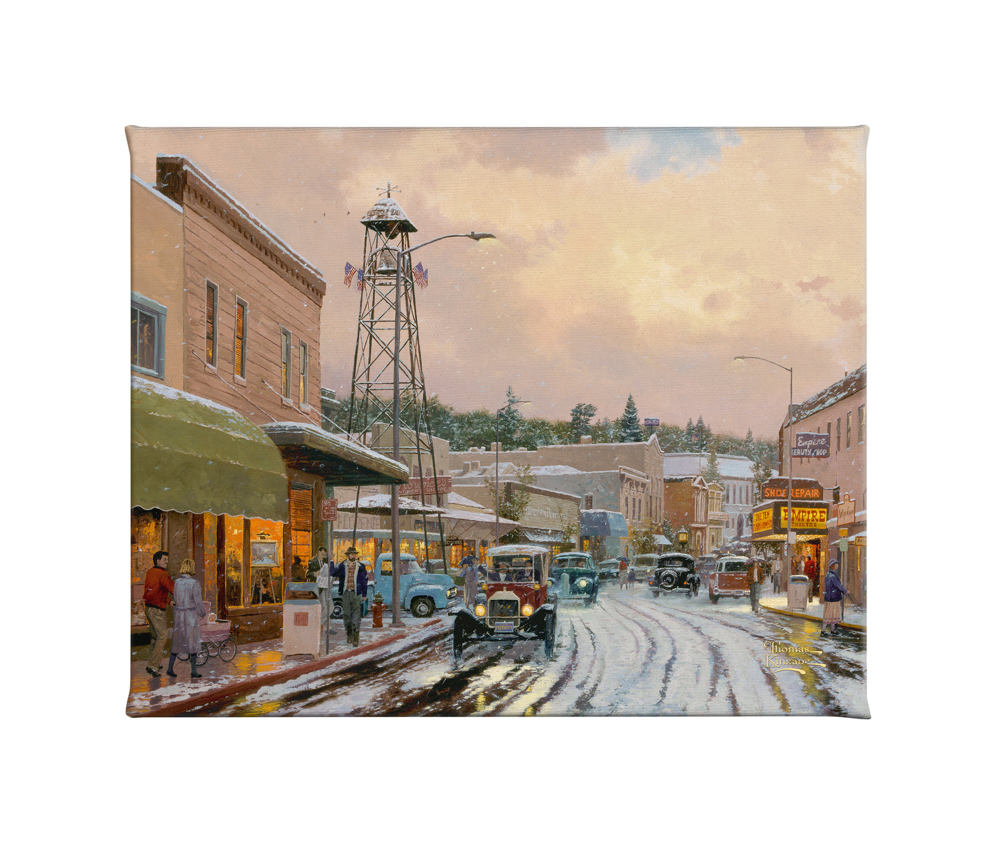 Main Street Matinee - 8" x 10" Gallery Wrapped Canvas