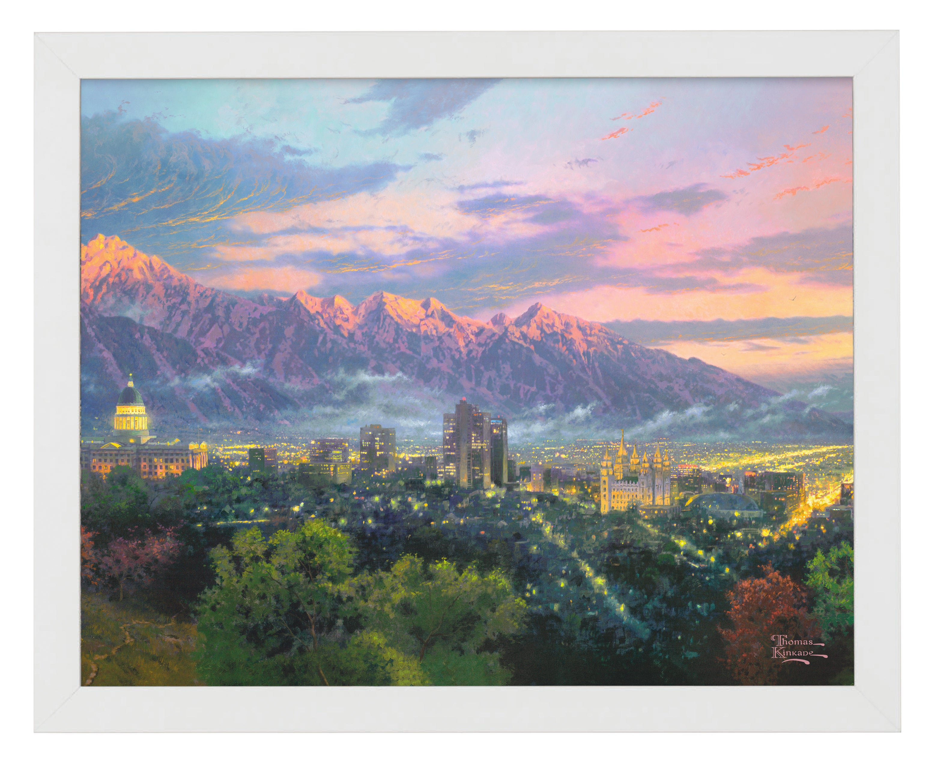 Shop Salt Lake: City of Lights - Art Prints Wall Art From Thomas