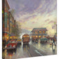 City by the Bay, Sunset on Fisherman's Wharf, San Francisco - 14" x 14" Gallery Wrapped Canvas
