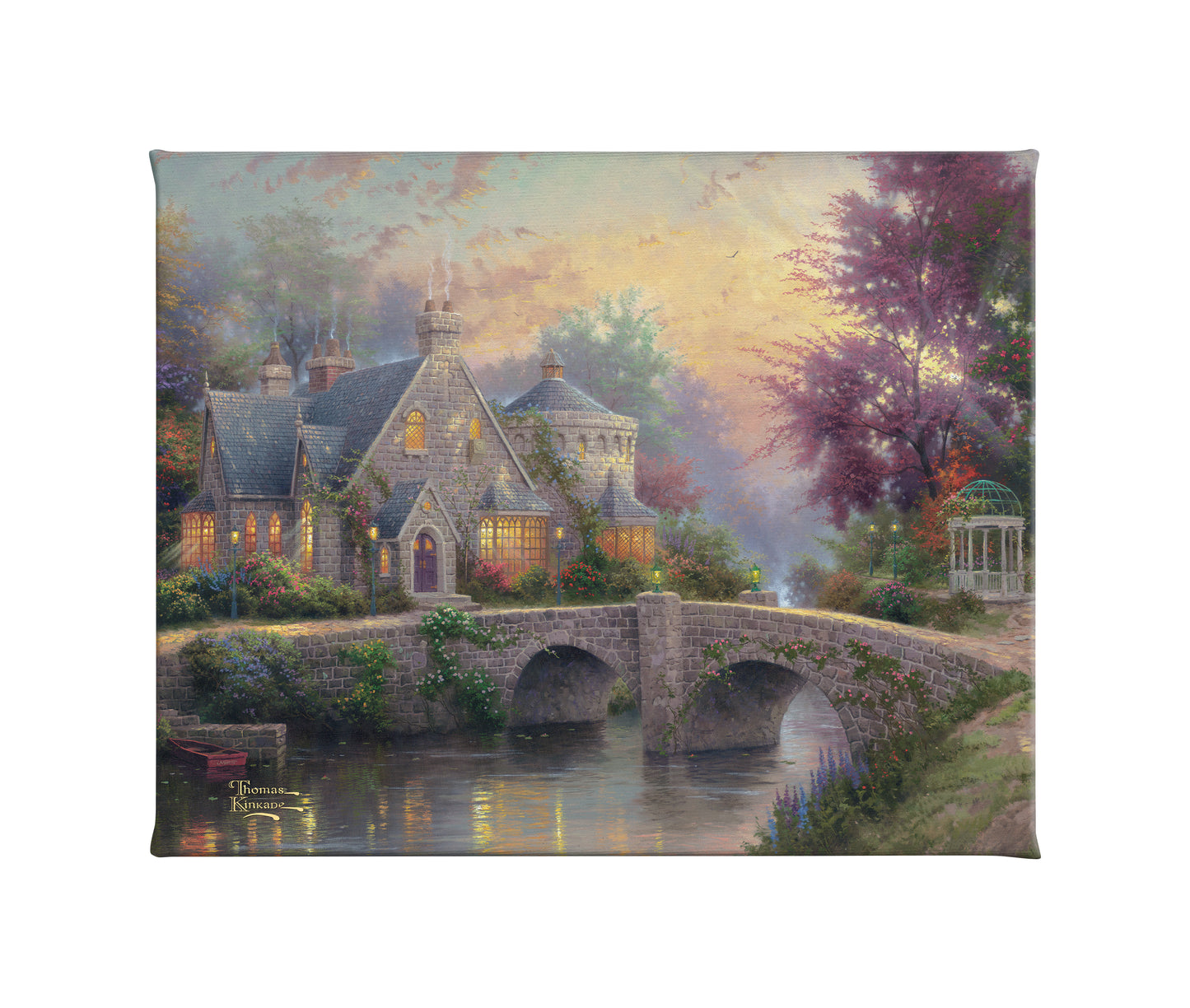 Lamplight Manor - 8" x 10" Gallery Wrapped Canvas