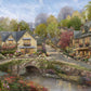 Summer in Cobblestone Village - Art Prints