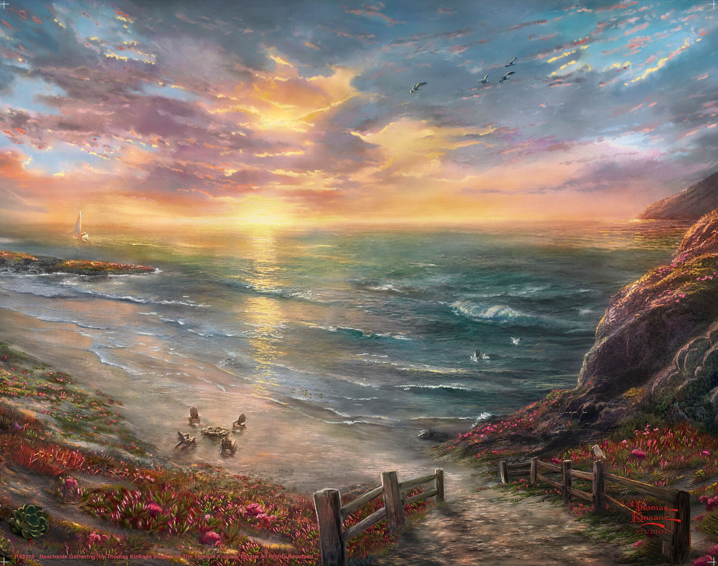 Beachside Gathering - Art Prints