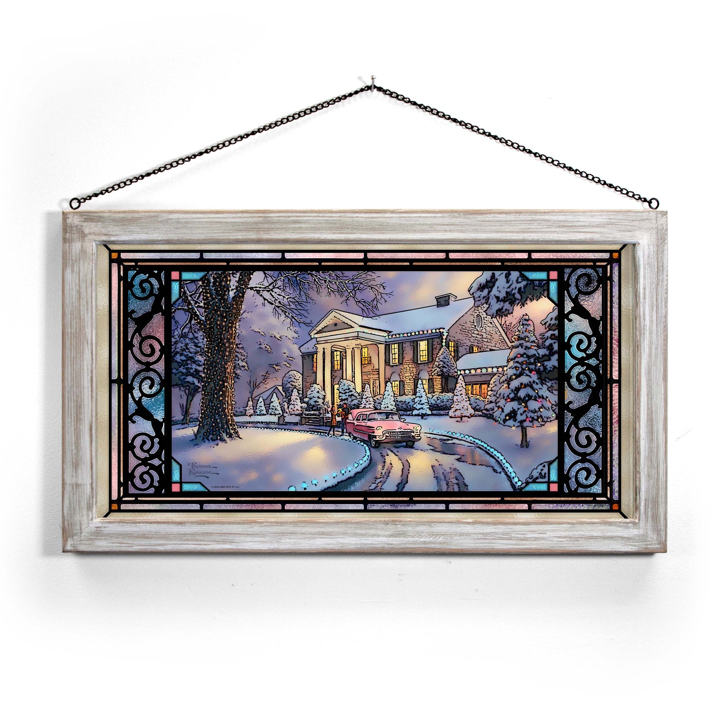 Graceland Christmas® - 13" x 23" Stained Glass Art