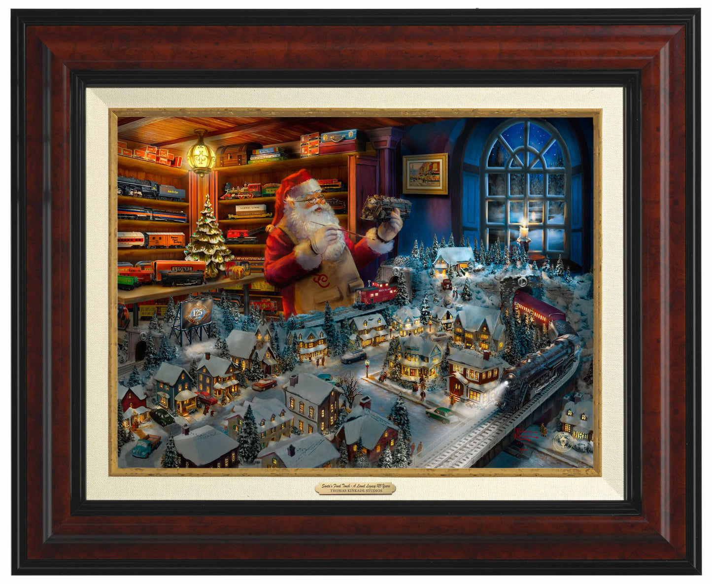 Santa's Final Touch - A Lionel Legacy - Canvas Classics