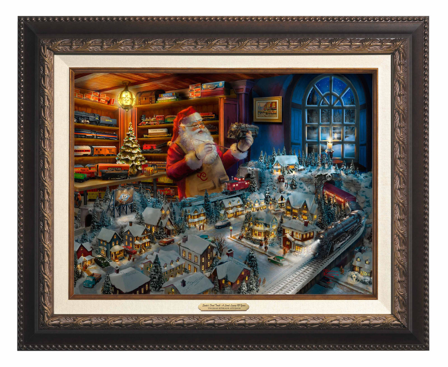 Santa's Final Touch - A Lionel Legacy - Canvas Classics