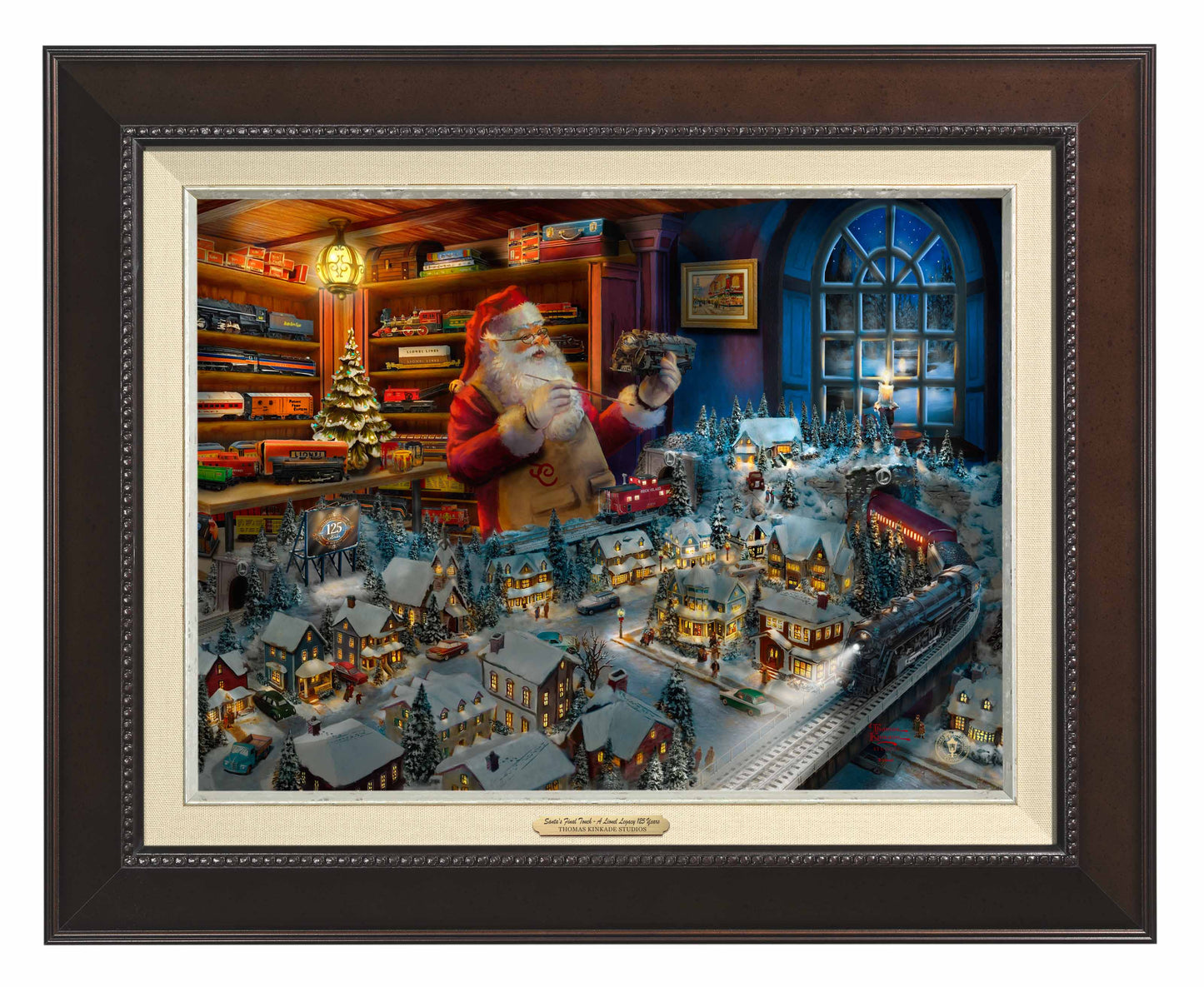 Santa's Final Touch - A Lionel Legacy - Canvas Classics