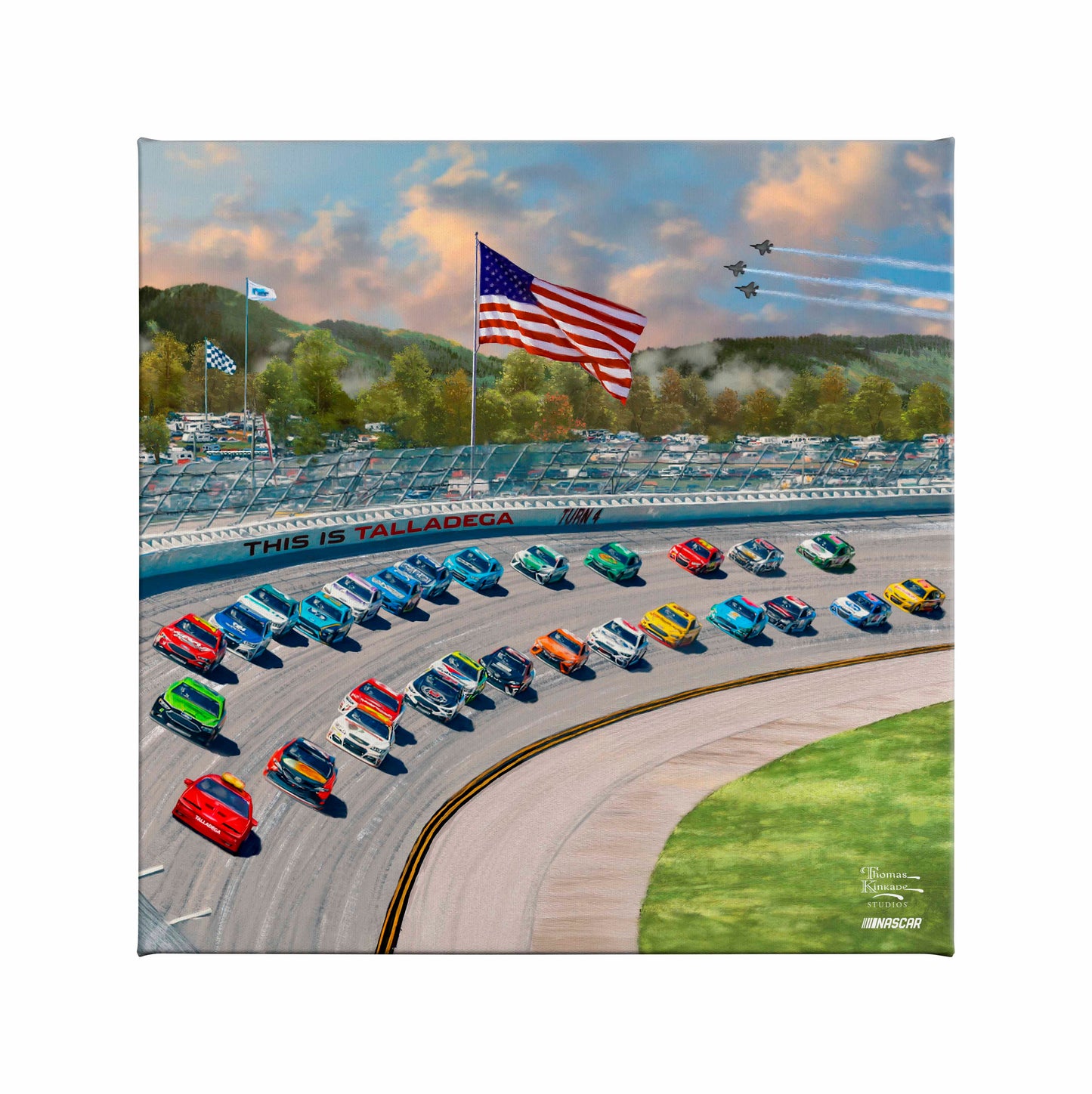 NASCAR® Talladega - 14" x 14" Gallery Wrapped Canvas