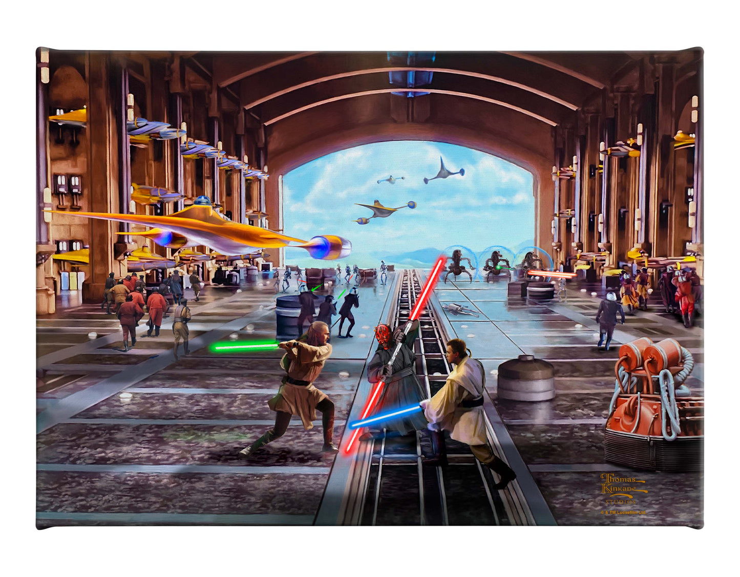 Liberation of Naboo - 10" x 14" Gallery Wrapped Canvas