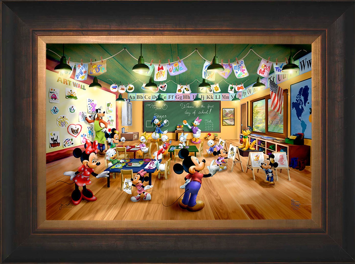 Disney Mickey and Minnie Schoolhouse - Jewel Edition Art Jewel
