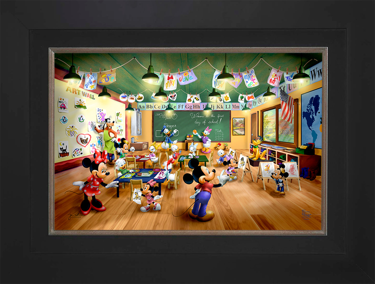 Disney Mickey and Minnie Schoolhouse - Jewel Edition Art