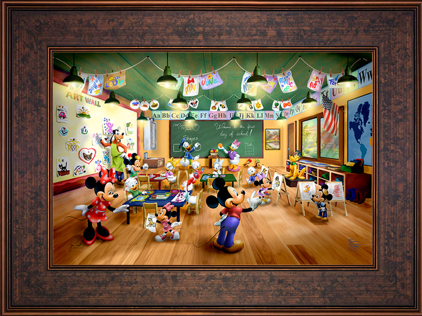 Disney Mickey and Minnie Schoolhouse - Jewel Edition Art Jewel