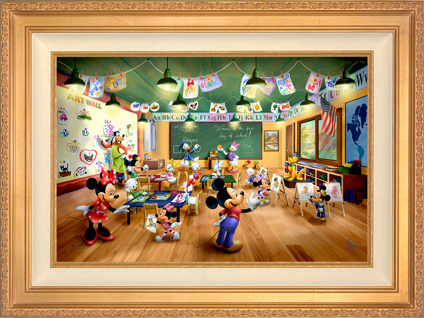 Disney Mickey and Minnie Schoolhouse - Jewel Edition Art