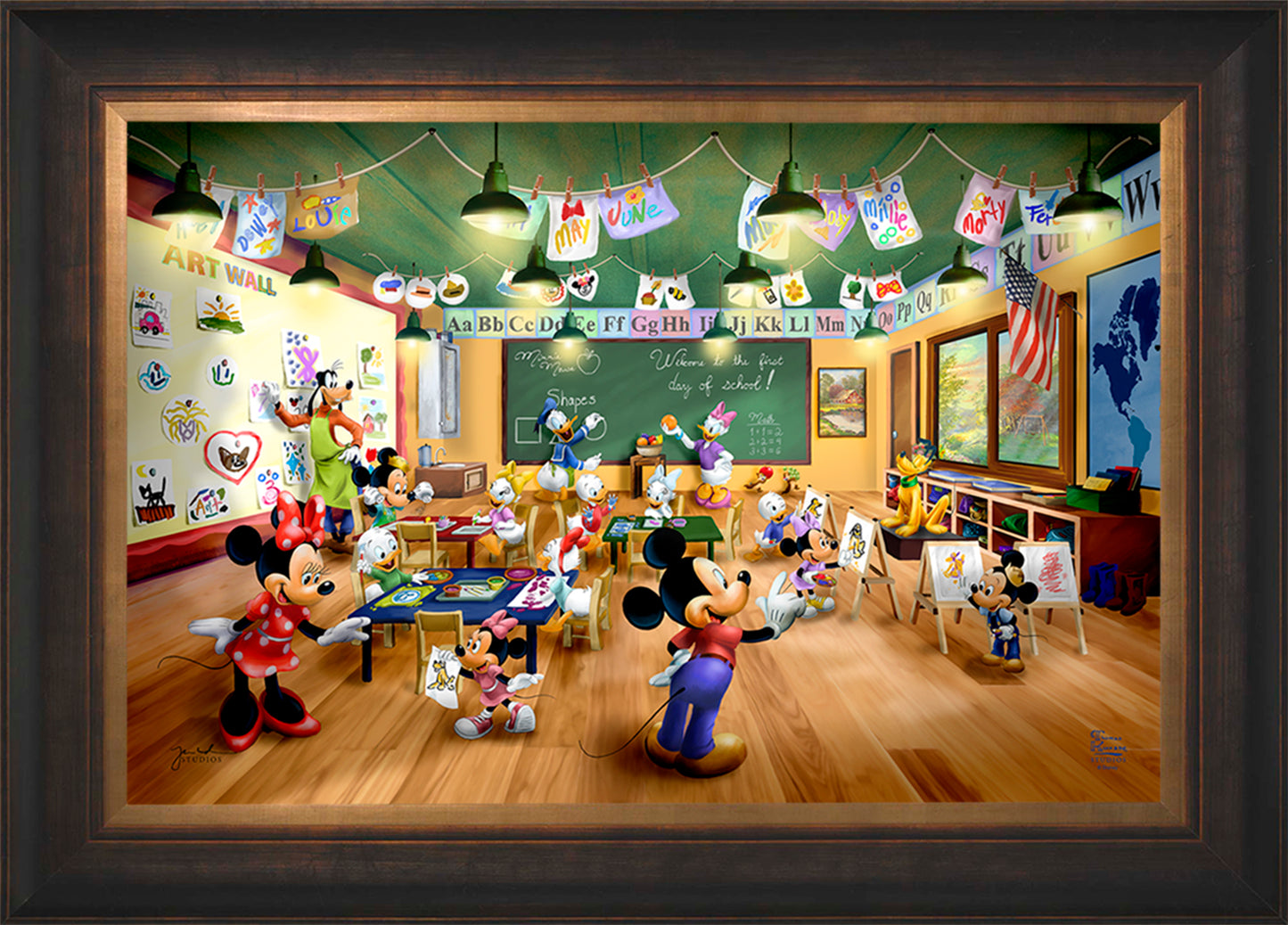 Disney Mickey and Minnie Schoolhouse - Jewel Edition Art
