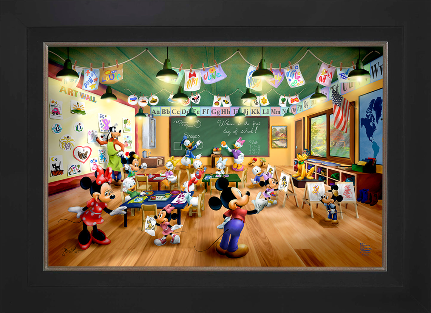 Disney Mickey and Minnie Schoolhouse - Jewel Edition Art