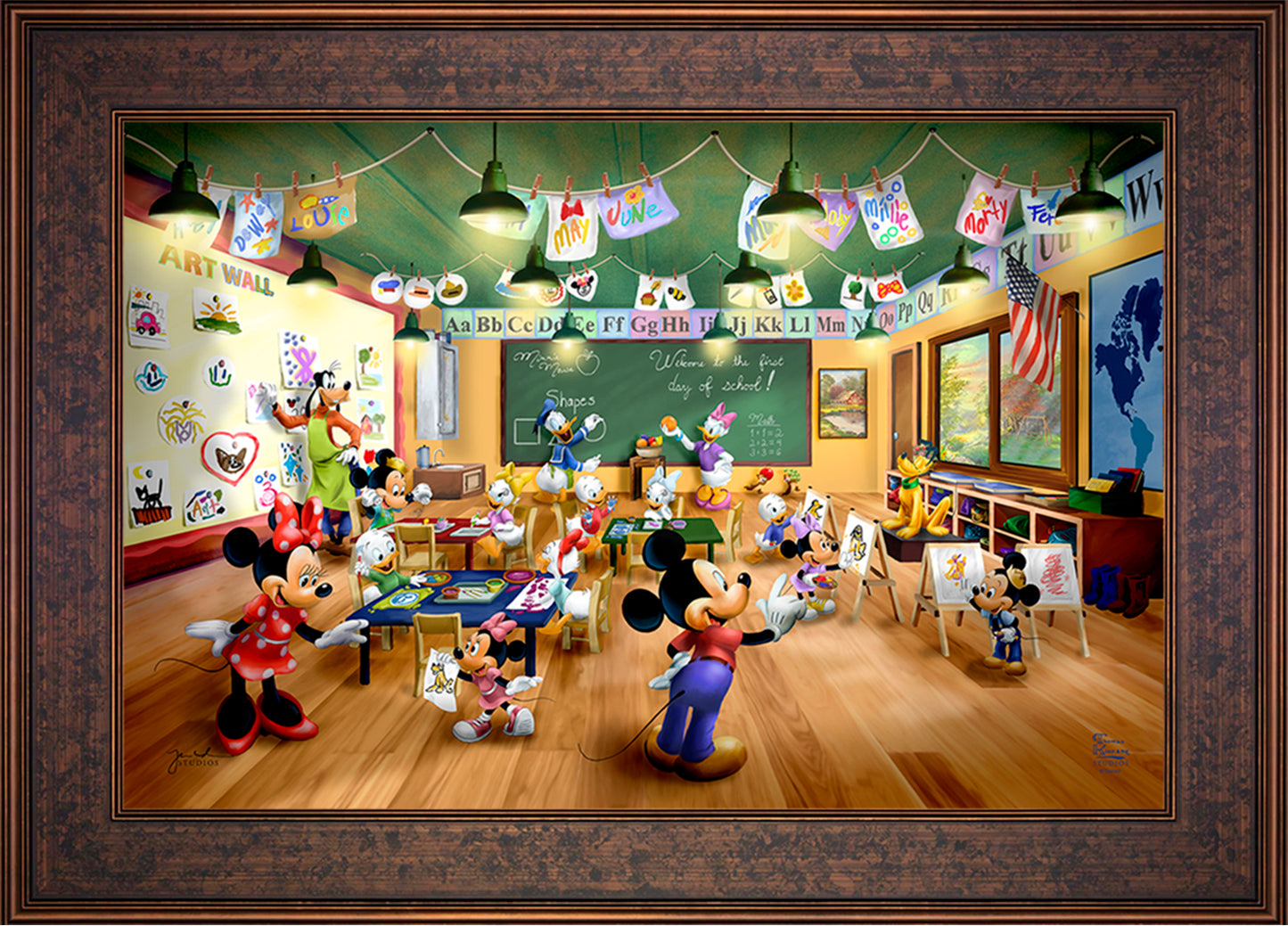 Disney Mickey and Minnie Schoolhouse - Jewel Edition Art