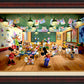 Disney Mickey and Minnie Schoolhouse - Jewel Edition Art