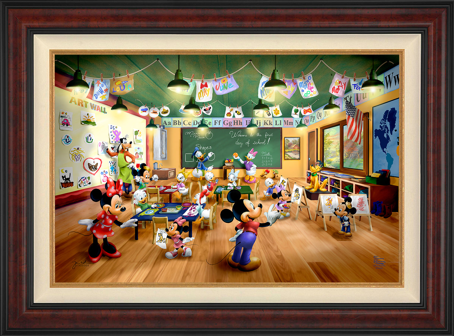 Disney Mickey and Minnie Schoolhouse - Jewel Edition Art