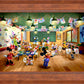 Disney Mickey and Minnie Schoolhouse - Jewel Edition Art