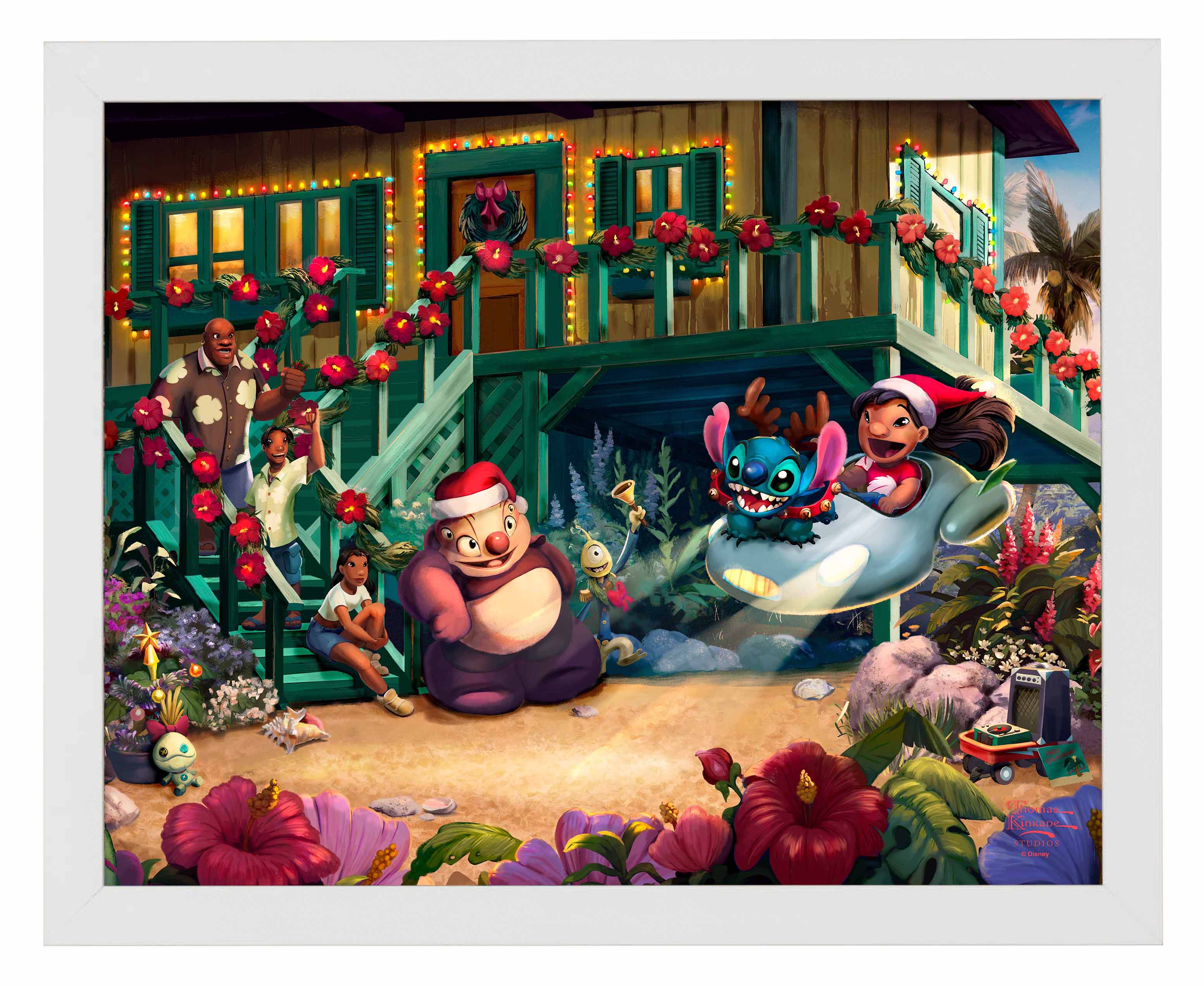 stitch wallpaper christmas