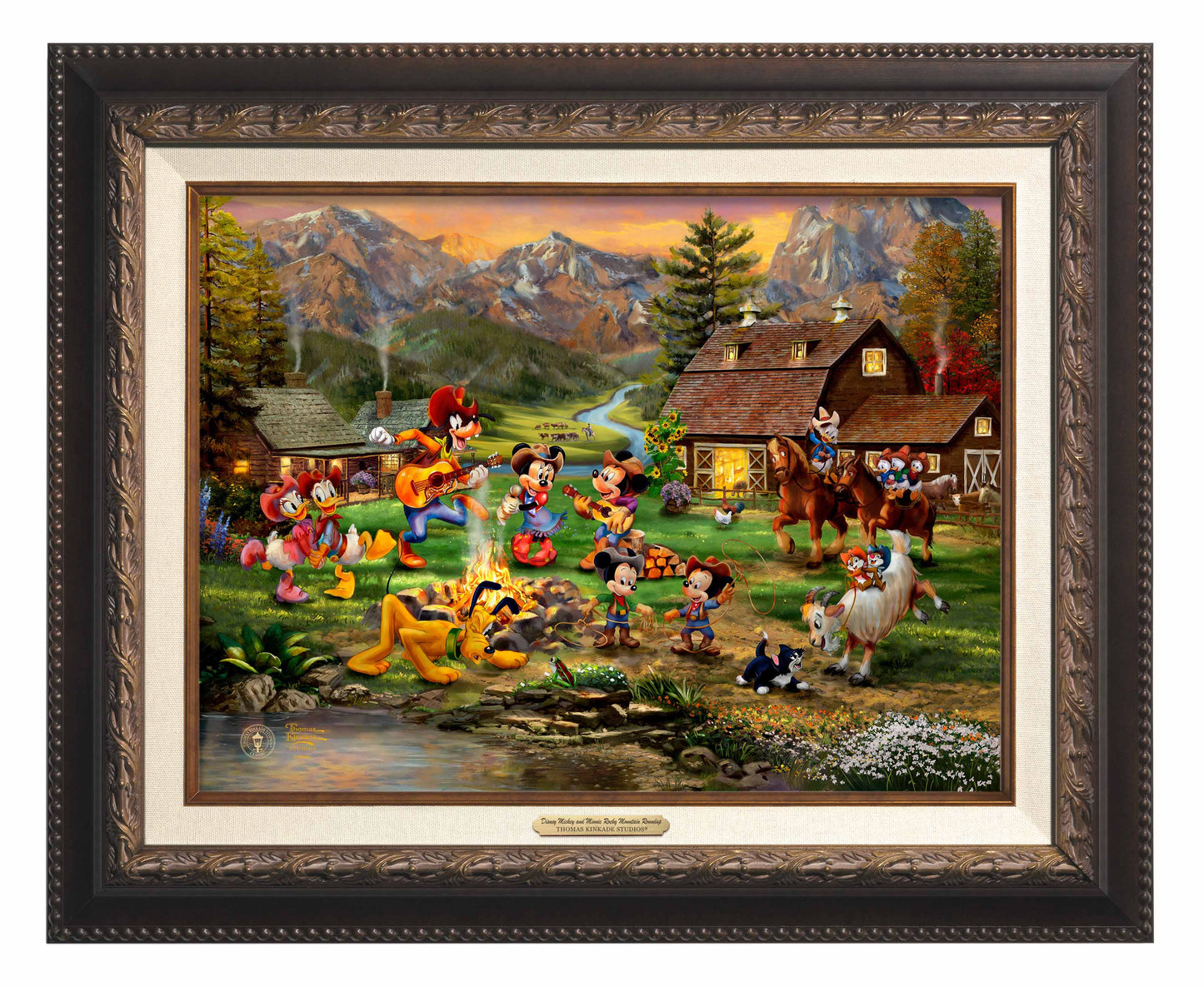 Disney Mickey and Minnie Rocky Mountain Round-Up - Canvas Classic