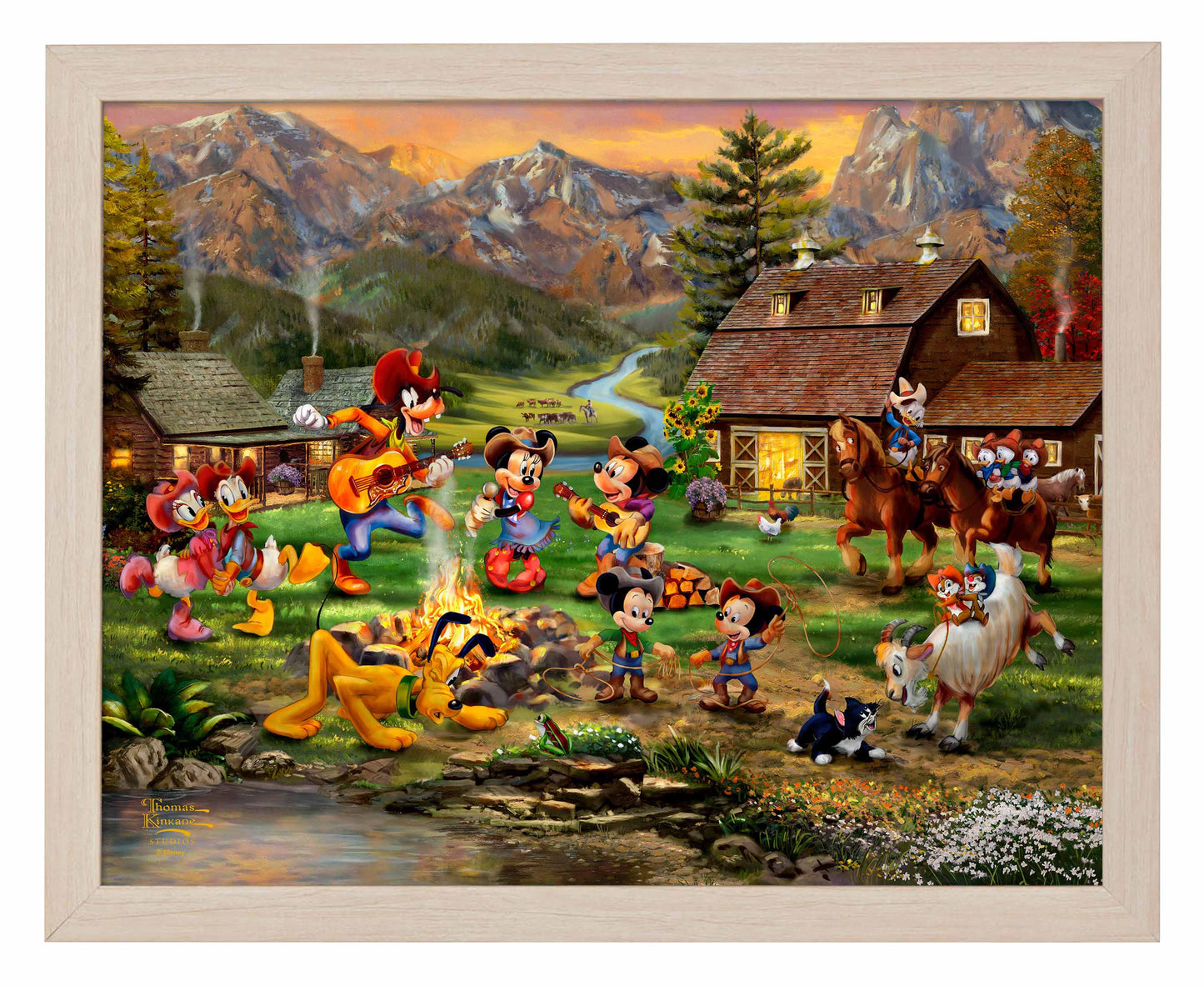 Disney Mickey and Minnie Rocky Mountain Round-Up - Art Prints