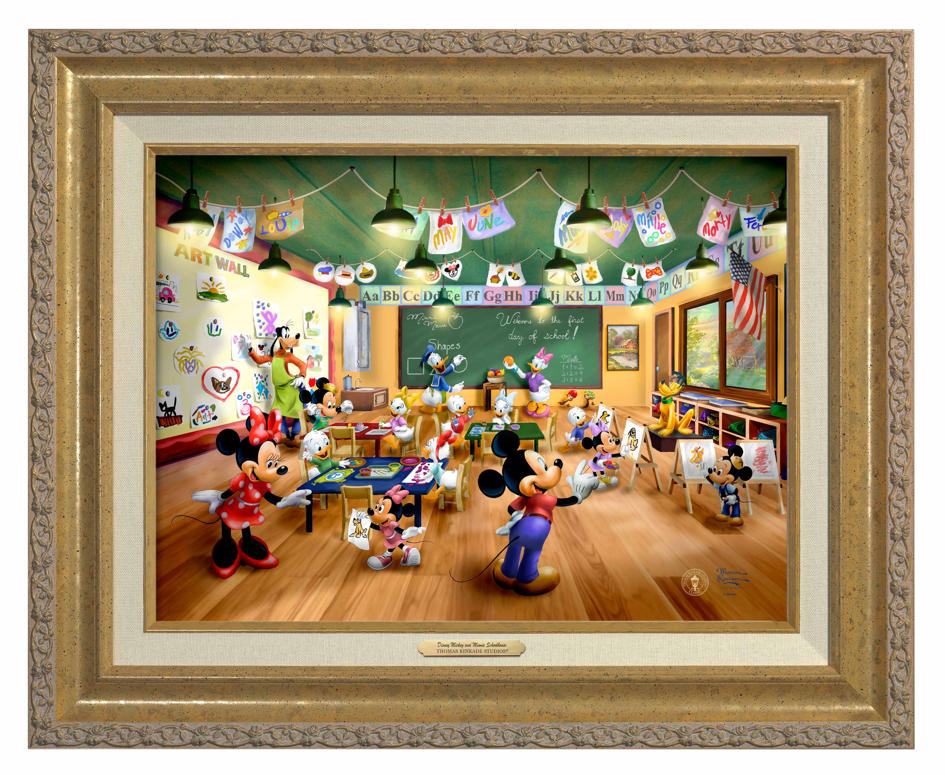 Disney Mickey and Minnie Schoolhouse - Canvas Classics – Thomas