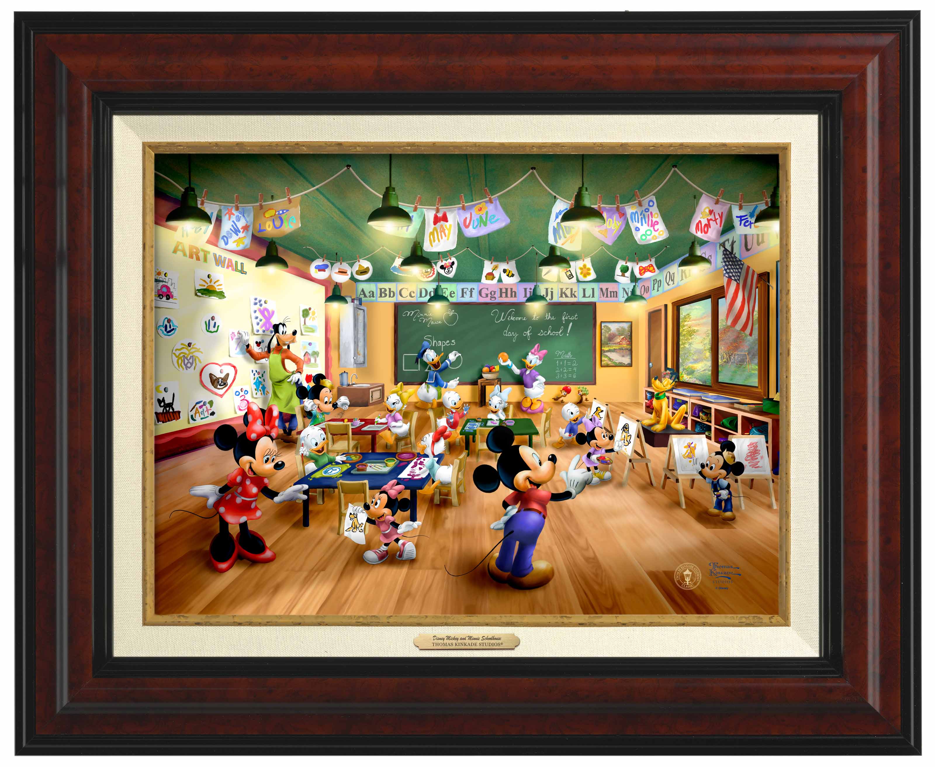 Disney Mickey and Minnie Schoolhouse - Canvas Classics – Thomas