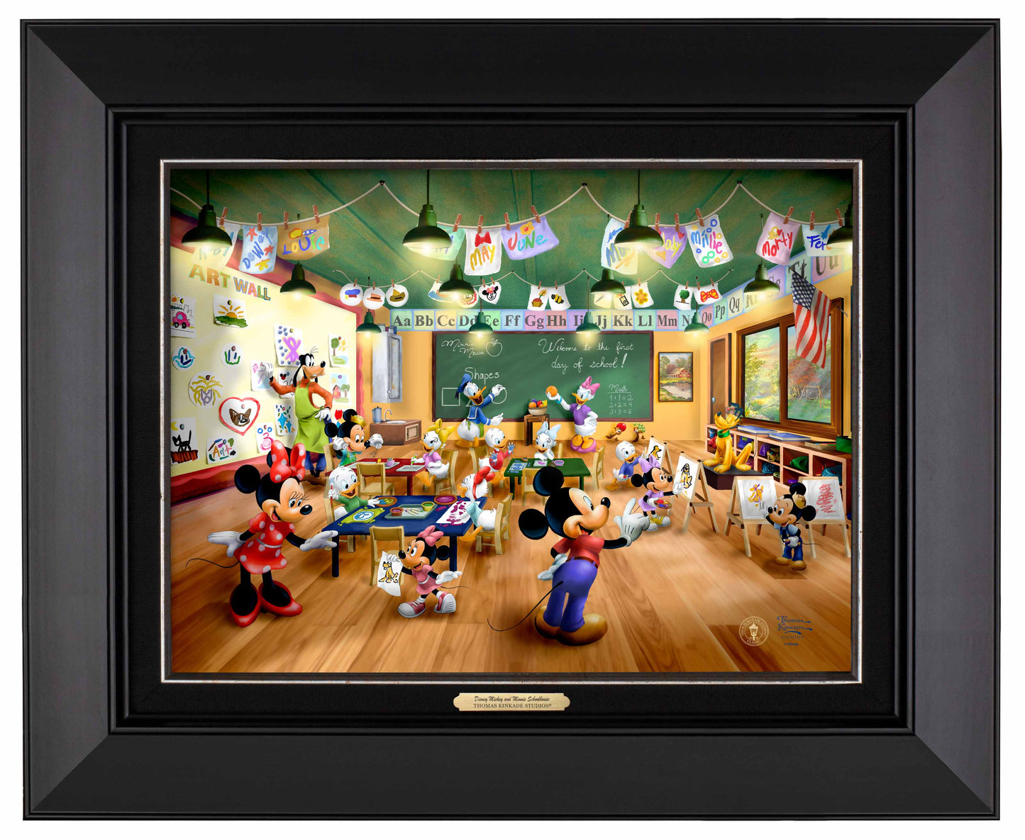 Disney Mickey and Minnie Schoolhouse - Canvas Classics