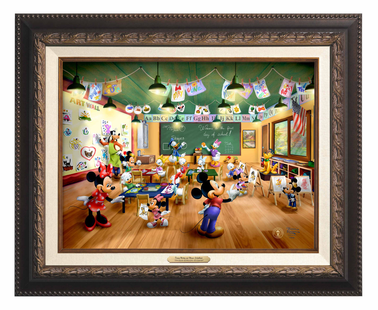 Disney Mickey and Minnie Schoolhouse - Canvas Classics
