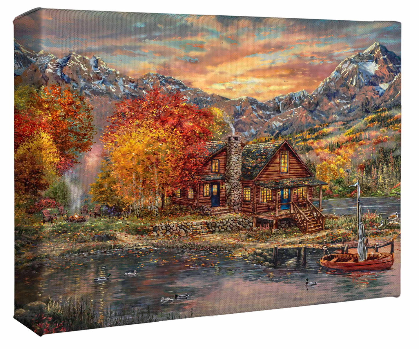 A Perfect Fall Day - 8" x 10" Gallery Wrapped Canvas