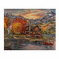 A Perfect Fall Day - 24" x 30" Gallery Wrapped Canvas
