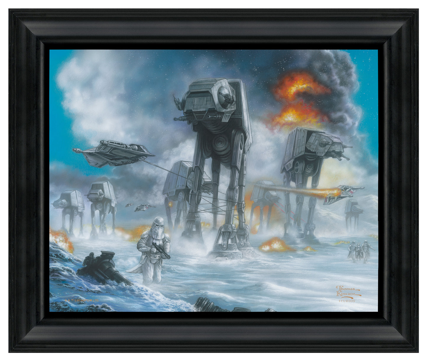 Last Holdout - 16" x 20" Brushstroke Vignette