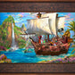 Disney Captain Hook's Never Land Voyage - Limited Edition Canvas