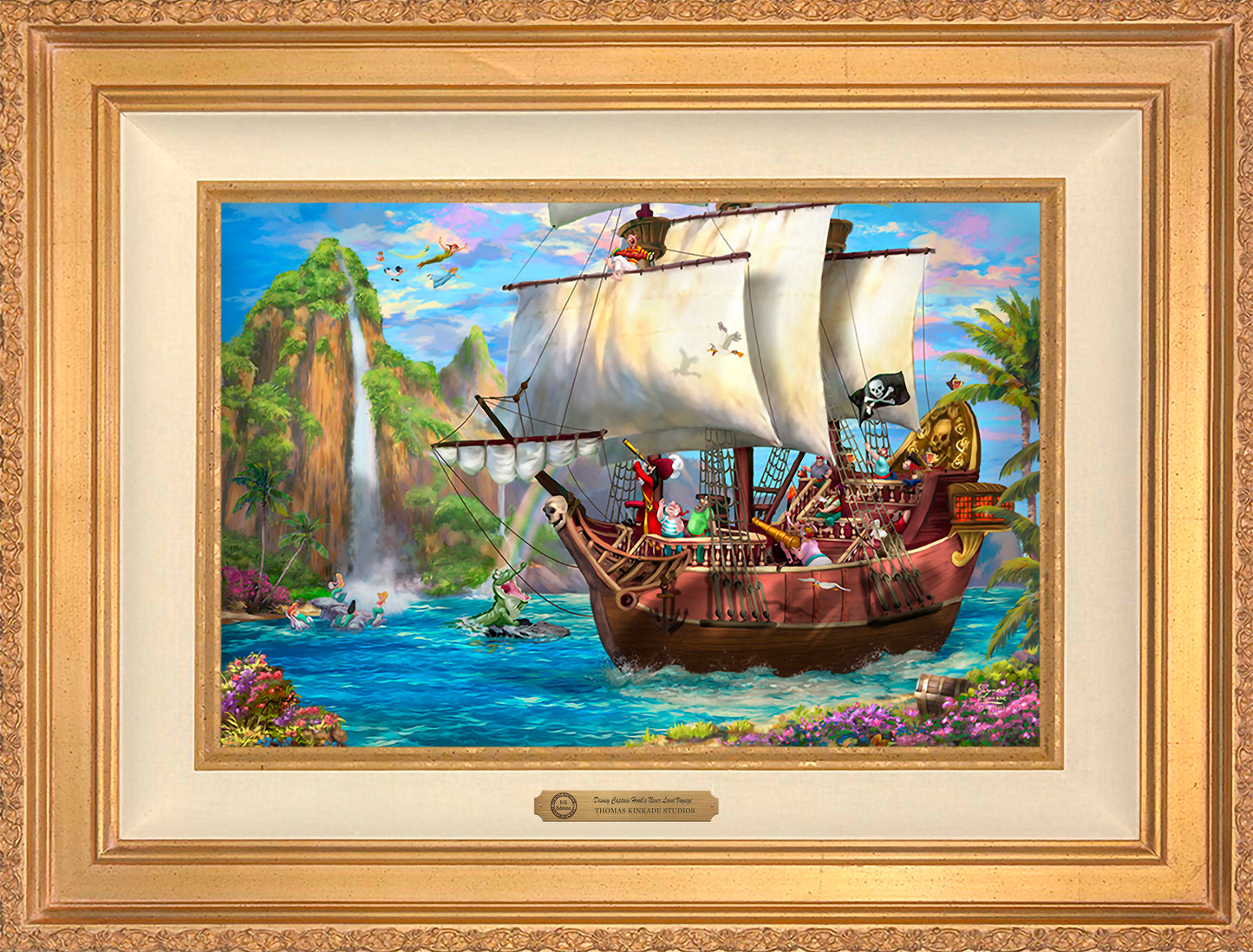 Disney Captain Hook's Never Land Voyage - Limited Edition Canvas
