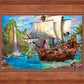 Disney Captain Hook's Never Land Voyage - Limited Edition Canvas