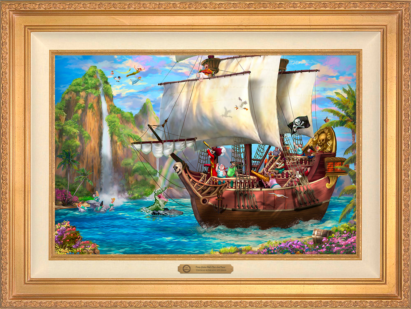 Disney Captain Hook's Never Land Voyage - Limited Edition Canvas
