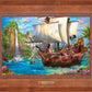 Disney Captain Hook's Never Land Voyage - Limited Edition Canvas