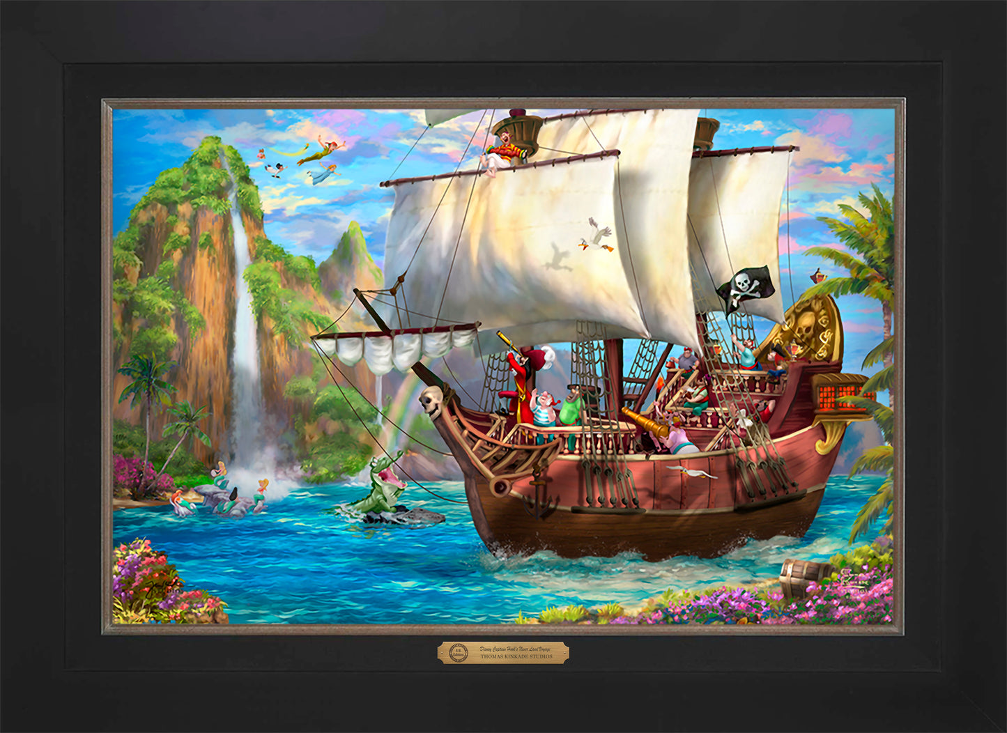 Disney Captain Hook's Never Land Voyage - Limited Edition Canvas