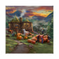 Harry Potter™ Hagrid's Hut - 14" x 14" Gallery Wrapped Canvas