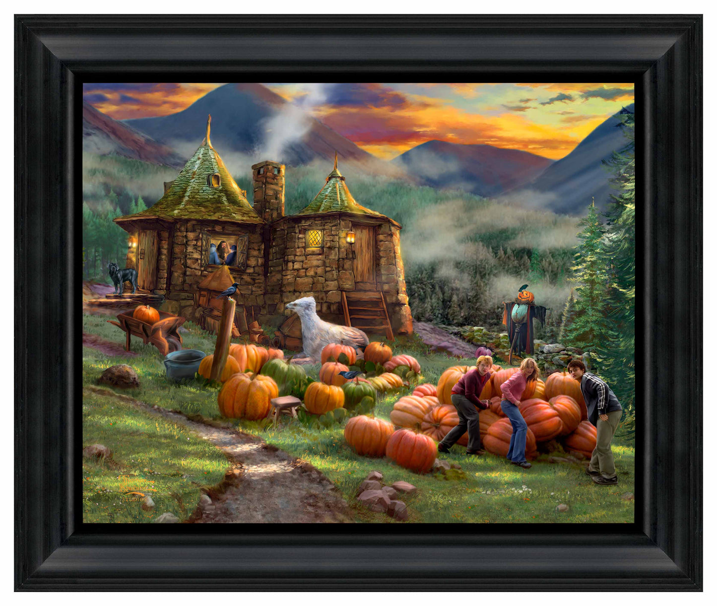 Harry Potter™ Hagrid's Hut - 16" x 20" Brushstroke Vignette