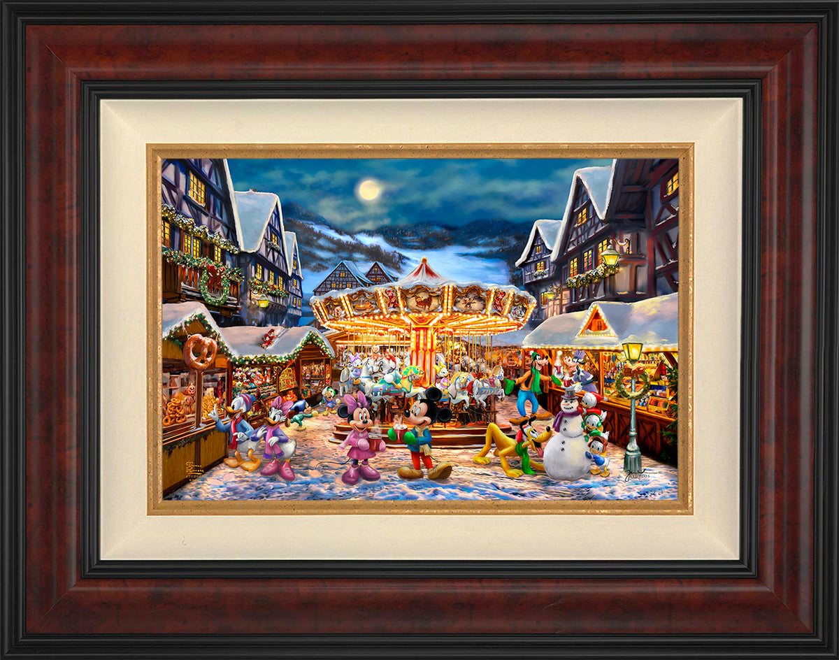 Disney Mickey and Minnie Christmas Market - Limited Edition Canvas