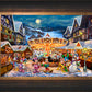 Disney Mickey and Minnie Christmas Market - Limited Edition Canvas