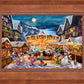 Disney Mickey and Minnie Christmas Market - Limited Edition Canvas