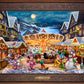 Disney Mickey and Minnie Christmas Market - Limited Edition Canvas