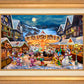Disney Mickey and Minnie Christmas Market - Jewel Edition Art