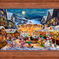 Disney Mickey and Minnie Christmas Market - Limited Edition Canvas