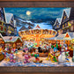 Disney Mickey and Minnie Christmas Market - Limited Edition Canvas