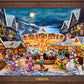 Disney Mickey and Minnie Christmas Market - Limited Edition Canvas